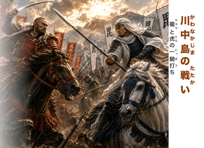 川中島の戦いのイラスト